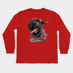 Schnauzer Kids Long Sleeve T-Shirt